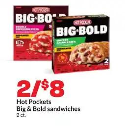 Hy-Vee Hot Pockets Big & Bold sandwiches offer