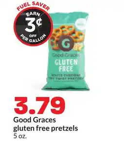 Hy-Vee Good Graces gluten free pretzels offer
