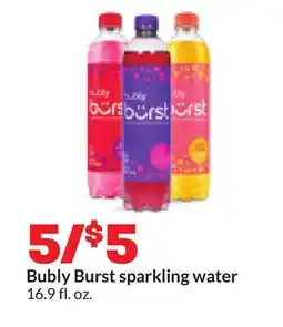 Hy-Vee Bubly Burst sparkling water offer