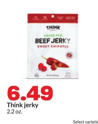 Hy-Vee Think jerky offer