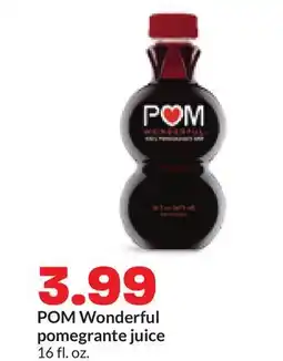 Hy-Vee POM Wonderful pomegrante juice offer