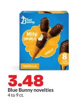 Hy-Vee Blue Bunny novelties offer