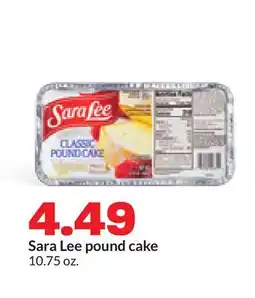 Hy-Vee Sara Lee pound cake offer