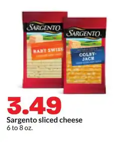 Hy-Vee Sargento sliced cheese offer
