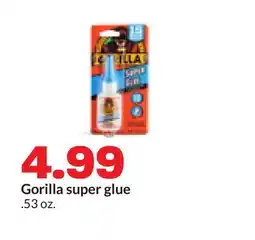 Hy-Vee Gorilla super glue offer