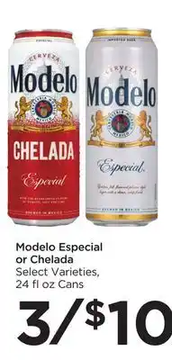 Food 4 Less Modelo Especial or Chelada offer