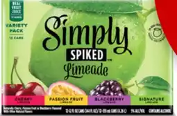 Target Simply Spiked 12-pk. hard drinks offer