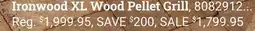 Ace Hardware Traeger Ironwood XL Wood Pellet Grill offer
