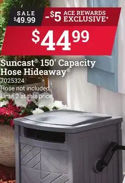 Ace Hardware Suncast 150' Capacity Hose Hideaway offer