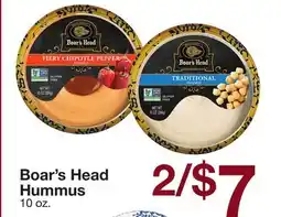Jewel-Osco Boar's Head Hummus offer