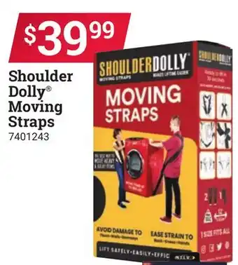 Ace Hardware Shoulder Dolly Moving Straps offer