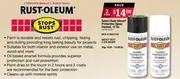 Ace Hardware Rust-Oleum Protective Spray Enamel 12 Oz offer