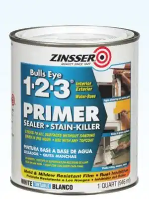 Ace Hardware Zinsser Bulls Eye 1-2-3 Primer 1 Qt offer