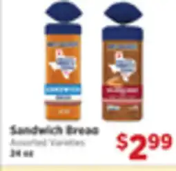 Gordon Food Services Sandwich Bread offer