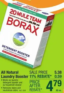 Menards Borax Powder All-Natural Laundry Detergent Booster - 65 oz offer