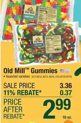 Menards Old Mill Gummi Bears - 16 oz offer