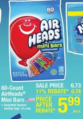 Menards Airheads Mini Bars - 32.17 oz offer
