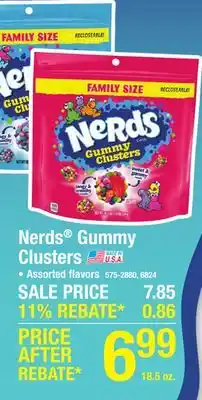 Menards Nerds Very Berry Gummy Clusters Candy - 18.5 oz offer