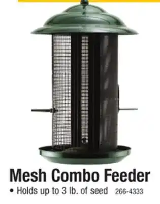 Menards Audubon Mesh Combo Seed Bird Feeder offer