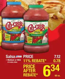 Menards Chi-Chi's Thick & Chunky Medium Salsa - 60 oz offer