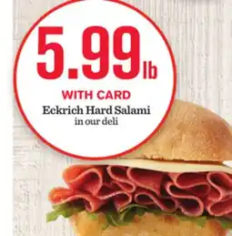 Mariano's Eckrich Hard Salami offer
