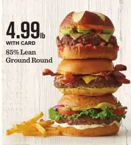 Mariano's 85% Lean Ground Round offer
