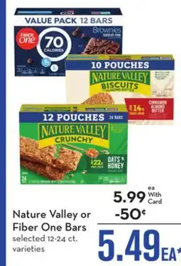 Mariano's Nature Valley or Fiber One Bars offer