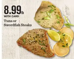 Mariano's Tuna or Swordfish Steaks offer