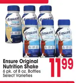 Jewel-Osco Ensure Original Nutrition Shake offer