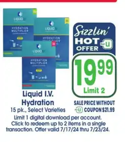 Jewel-Osco Liquid I.V. Hydration offer