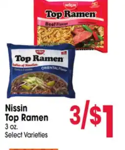 Jewel-Osco Nissin Top Ramen offer