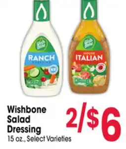 Jewel-Osco Wishbone Salad Dressing offer