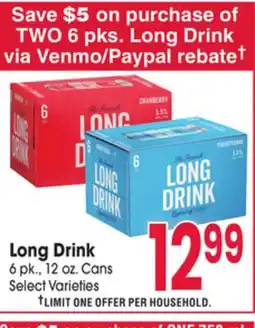 Jewel-Osco Long Drink offer