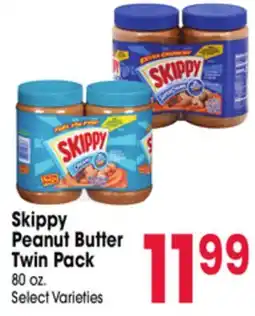 Jewel-Osco Skippy Peanut Butter Twin Pack offer