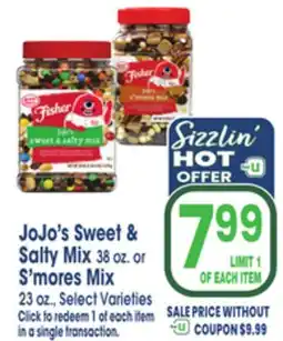 Jewel-Osco JoJo's Sweet & Salty Mix 38 oz S'mores Mix offer