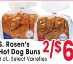 Jewel-Osco S. Rosen's Hot Dog Buns offer