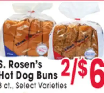 Jewel-Osco S. Rosen's Hot Dog Buns offer