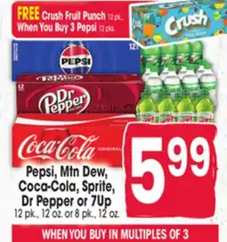 Jewel-Osco Pepsi, Mtn Dew, Coca-Cola, Sprite, Dr Pepper or 7Up offer