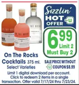 Jewel-Osco On The Rocks Cocktails offer