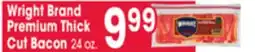 Jewel-Osco Wright Brand Premium Thick Cut Bacon offer