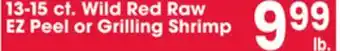 Jewel-Osco 13-15 ct. Wild Red Raw EZ Peel or Grilling Shrimp offer