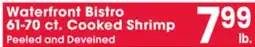Jewel-Osco Waterfront Bistro 61-70 ct. Cooked Shrimp offer