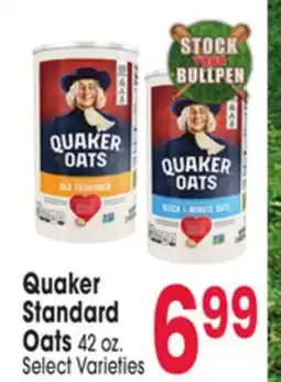 Jewel-Osco Quaker Standard Oats offer