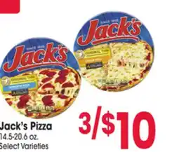 Jewel-Osco Jack's Pizza offer