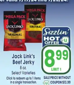 Jewel-Osco Jack Link's Beef Jerky offer