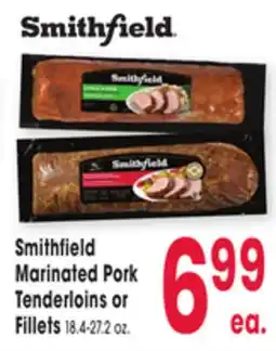 Jewel-Osco Smithfield Marinated Pork Tenderloins or Fillets offer
