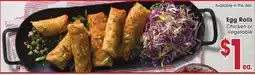 Jewel-Osco Egg Rolls offer