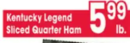 Jewel-Osco Kentucky Legend Sliced Quarter Ham offer