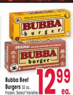 Jewel-Osco Bubba Beef Burgers offer