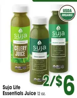 Jewel-Osco Suja Life Essentials Juice offer